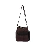 Earth Divas MH-143-BBB Diaper Bag - Brown & Black