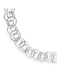 Sterling Silver Fancy Link Necklace QH1130-42"