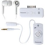 Black Bluetooth  iPod  Earbuds With Remote Control