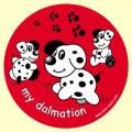 Kids My DALMATION Puppy Dog Circular Round Computer 