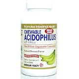 American Health - Chewable Acidophilus with Bifidus - Banana 100 Wafers