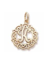 Rembrandt Charms Letter K Charm