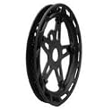Action Chainring 1pc 36t W/2 Guards 1/2x3/32 Double Chguard