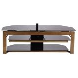 50 Black TV Stand (Black) (50H x 19W x 19.75D)