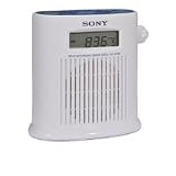 Sony ICFS79W AM/FM/Weather Band Digital Tuner Shower Radio (White)