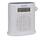 Sony ICFS79W AM/FM/Weather Band Digital Tuner Shower Radio (White)