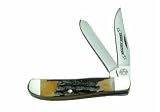 Keen Kutter 3 1/2 Gen India Stag Mini Trappr Folding Knife KK507