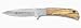 New PUMA Silverlion Olive Wood Fixed Blade Knives 440C Blade Steel Leather Sheath High Quality