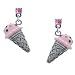 3-D Resin Strawberry Ice Cream Cone with Swarovski Crystal Sprinkles Light Pi... 3-D Resin Strawberry Ice Cream Cone with Swarovski Crystal Sprinkles Light Pi...