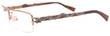 ED HARDY EHO707 color PALEGOLD Eyeglasses