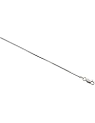 Sterling Silver Italian Octagonal Mirror Snake Chain Necklaces & Bracelets Shiny thin 1.4mm wide Nickel Free, Sizes 7 - 30 inch