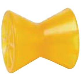 Tie Down 86142 Amber 4" PVC Roller Assembly with End Bells