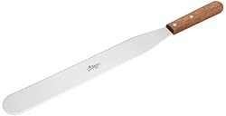 Ateco Natural Wood Large Sized Straight Spatula, 14 Inch Blade