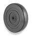 Industrial Grade 2RYW9 Caster Wheel, 4 In, All Rubber, 115 Lb Cap