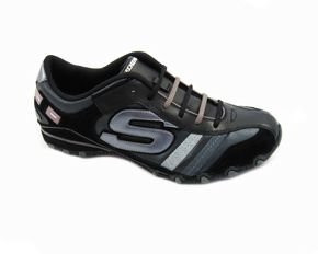 Skechers Woman's Bikers Tickled black/gray size7