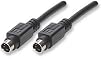 Manhattan, 6 Feet S-Video (Din-4) Male to S-Video (Din-4) Male Cable