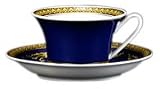 Versace by Rosenthal Medusa Blue Cup & Saucer low
