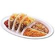 Taco & Sides Dinner Plates (Set of 4) - Reusable Kitchen Serve-ware