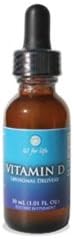 3 Botttles - GI for Life Liposomal Vitamin D3 - Liquid Vitamin D