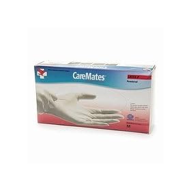 CareMates Disposable Medical Gloves - Latex, Medium 100 ea