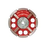 ナニワ研磨工業 研削カップ レッド十文字カップ ショックレスフランジ付 100×4.5×M10 NP5374