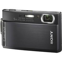 Sony Cybershot DSCT300/B 10.1MP Digital Camera with 5x Optical Zoom with Super Steady Shot (Black)