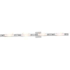 Access Lighting 62254-CH/OPL Styx 4-Light ADA Wall/Vanity Fixture, Chrome Finish with Opal Glass Shade