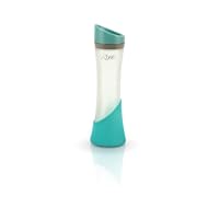 Rive Elan Glass Water Bottle, Aqua, 12-Ounce