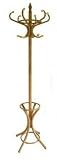 TRADITIONAL VICTORIAN HAT AND COAT STAND NATURAL OAK