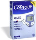 Ascensia Contour Blood Glucose Monitoring System, Blue 1 ea