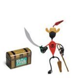 kids and infants educational toys item: Pirate Bender - Peg