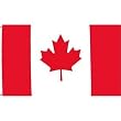 Canada Nylon Flag With Pole, Flag Size: 12 x 18 Inches, Pole Length: 24"
