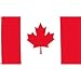 Canada Nylon Flag With Pole, Flag Size: 12 x 18 Inches, Pole Length: 24"