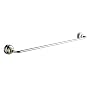 KOHLER K-12152-CB Fairfax 30-Inch Towel Bar, Polished Chrome with Vibrant Polished Brass Accents