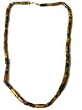 Tiger's Eye Necklace India Gemstone Jewelry 17 inches