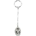 Sterling Silver Inspirational Blessings Miraculous Oval Key Chain