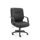 Alera ST42FA20B Stratus Series Mid-Back Swivel/Tilt Chair, Blue Fabric