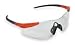 Condor 2VKZ2 Safety Eyewear, Red Frame, Clear Lens