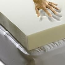 Memory Foam Mattress Topper 3 Inch - Double Bed Size - (Now Includes removable and washable velour cover !)