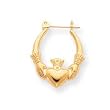 Sardelli - 14k Claddagh Hoop Earrings