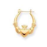 Sardelli - 14k Claddagh Hoop Earrings