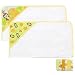 Fisher-Price Precious Planet Printed Hooded Towel Set, 2 Pack, White/Pink