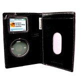 Childrens Toyshop  Computer : TuneWear PRIE TuneWallent Nano Black with White - Business card sized nappa leather case for iPod nano