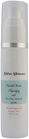 Natural Organic Facial Acne Therapy with Tea Tree, Vitamin E &amp; Jojoba - 50ml, Free Shipping, Made in USA