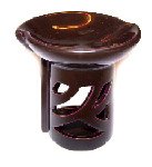 Simple Curved Black Oil Burner ** PRICE INC. P&P **