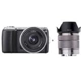 Sony Alpha NEX-C3 16MP Compact Interchangeable Lens Digital Camera Kit with 16mm f/2.8 Wide-Angle Lens, Black & Sony 18-55mm F3.5-5.6 OSS E-mount Lens