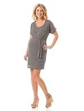 A Pea in the Pod Collection: Splendid Short Sleeve Belted Maternity Dress
