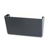Rubbermaid Stak-A-File Single Wall Pocket, Letter Size, Black (RUB48706)