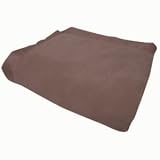 Elegant Baby Microfiber 36 x 45 BROWN with satin trim Blanket