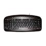 Left Handed Keyboard Wired Black By Ergoguys